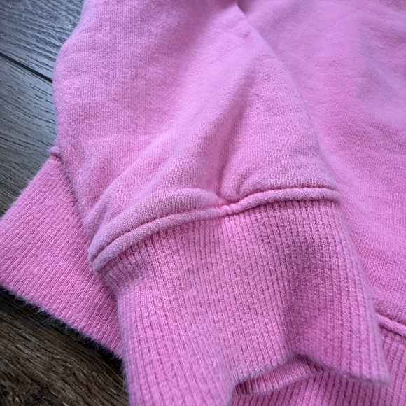 Vineyard Vines Girls Quarter-Zip Shep Shirt Pink Seersucker Sz S Preppy Cotton - Picture 2 of 13